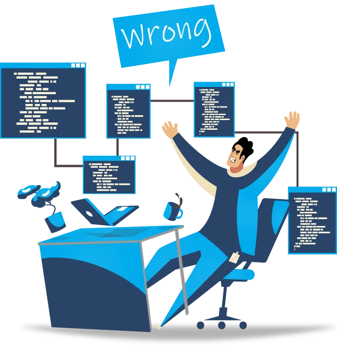 When Coding Goes Wrong, Everything Slows Down
