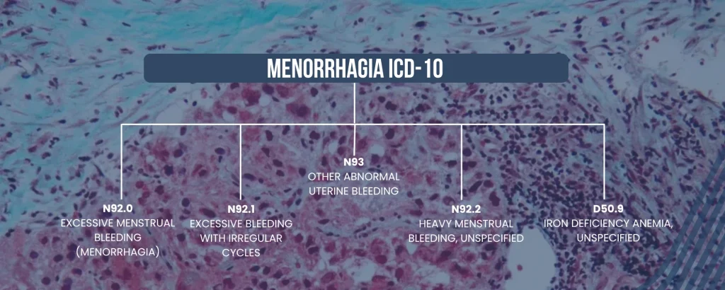 Menorrhagia ICD 10